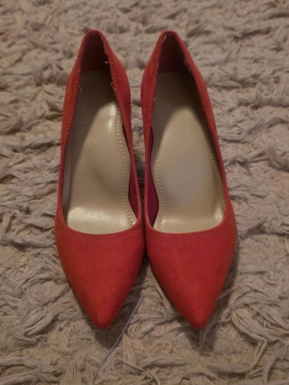 Red Pointed-Toe Women's Pumps